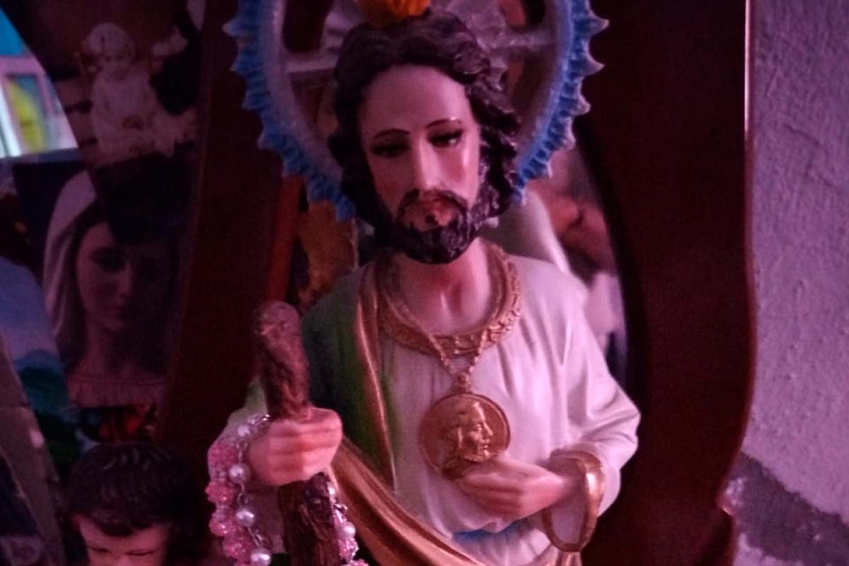 Reliquias de San Judas Tadeo a Calkiní