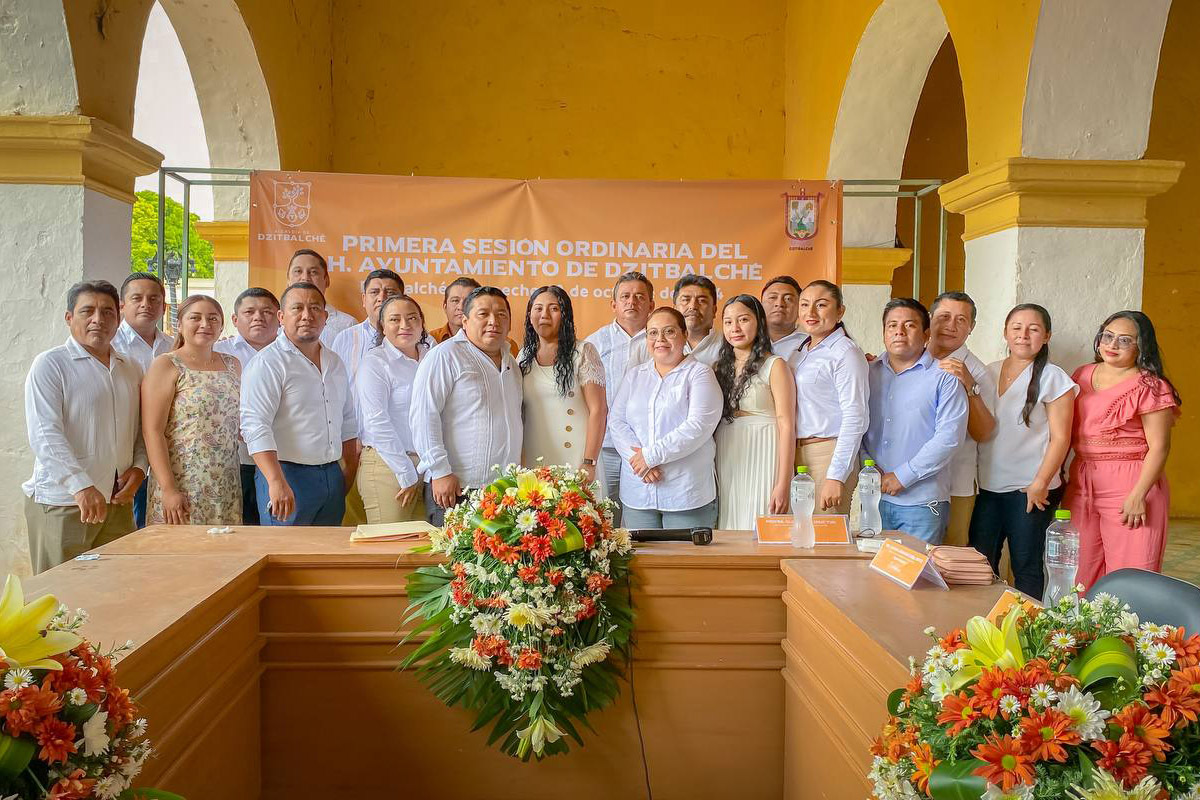 Luis Chan alcalde de Dzitbalché refrenda su compromiso de trabajar por el municipio