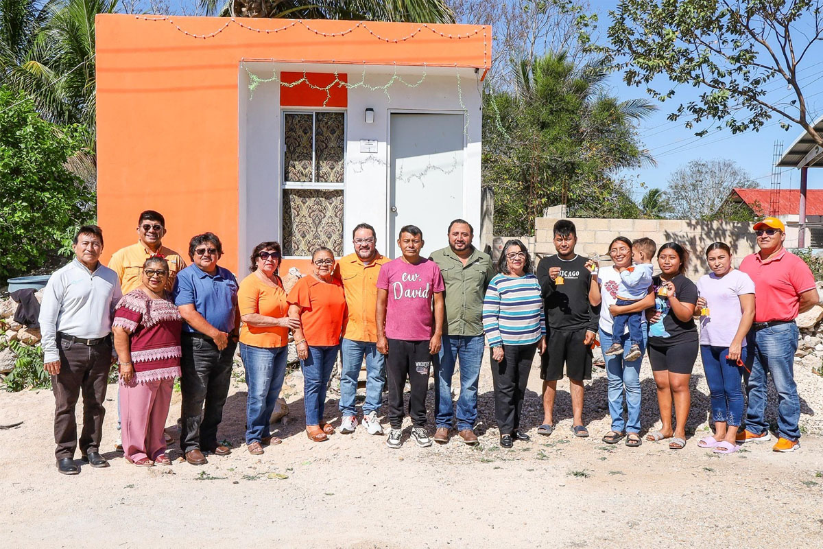 En representación de las familias favorecidas, Kevin Enrique Naal Pérez expresó su agradecimiento a las autoridades municipales por este importante apoyo, señalando que contar con un cuarto dormitorio representa una mejora significativa en su entorno y calidad de vida.